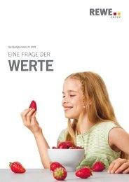 EinE FragE dEr - REWE Group