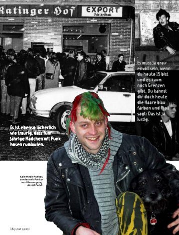 JUMA 3/03, S 16-18, Punk ist nicht tot - Iundervisning