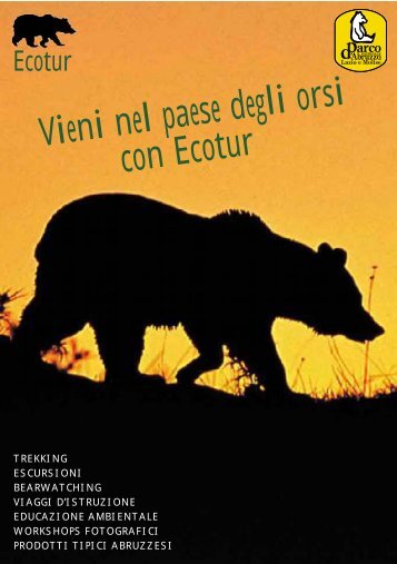 Catalogo Ecotur - Parco Nazionale d'Abruzzo Lazio e Molise