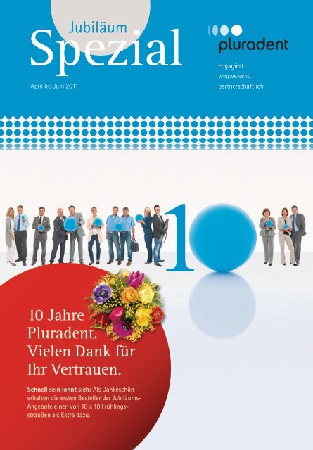 10 Jahre Pluradent Vielen Dank Fur Ihr Vertrauen Jubilaum