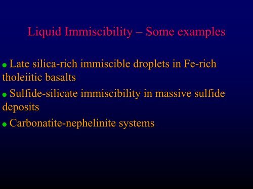 Chapter 11 - Diversification of Magmas - Faculty web pages