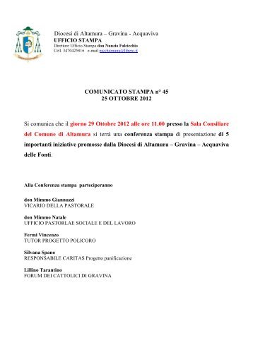 Diocesi di Altamura – Gravina - Acquaviva