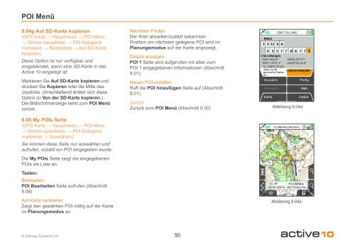 Vollständiges Benutzerhandbuch - Satmap