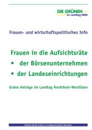 Frauen in die AufsichtsrÃ¤te â¢ der ... - Barbara Steffens