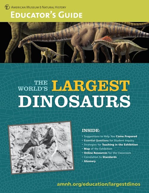 Educator's Guide - American Museum of Natural History