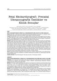 PDF Olarak İndir - Perinatoloji Dergisi