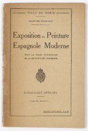 Exposition de Peinture Espagnole Moderne - Le Petit Palais - Ville ...
