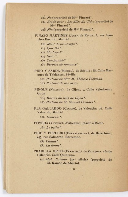 Exposition de Peinture Espagnole Moderne - Le Petit Palais - Ville ...