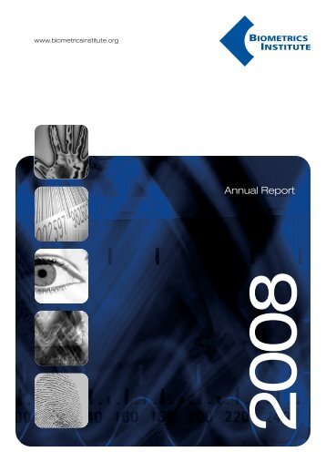 Annual Report - Biometrics Institute
