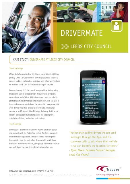 dRiveRmATe - Trapeze Group
