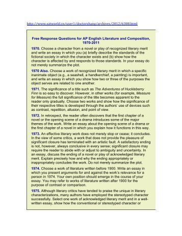 2000 dbq essay