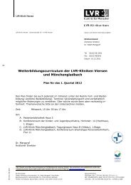 Plan_Curriculum_1 Quartal 2012 - LVR-Klinik Viersen