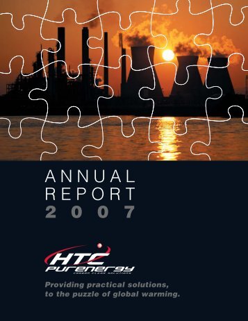 2007 Annual Report - HTC Purenergy