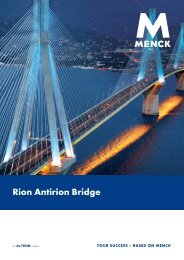 Rion Antirion Bridge - Menck.com