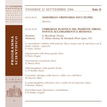 venerdi' 22 settembre - AIM Group