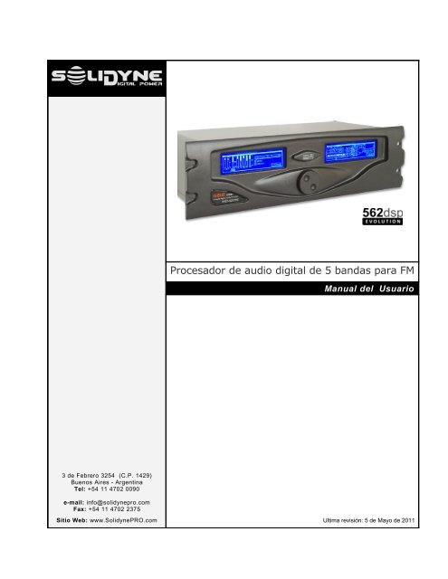 Fuentes de modulación - Sintonizador, RADIO por INTERNET y FM RDS con  lector USB