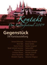 Gegenstück Kunstausstellung Bamberg 2009 - Richard Wientzek