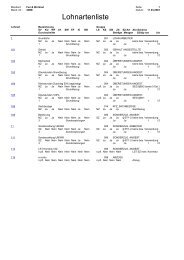 : Lohnartenliste - Mesonic