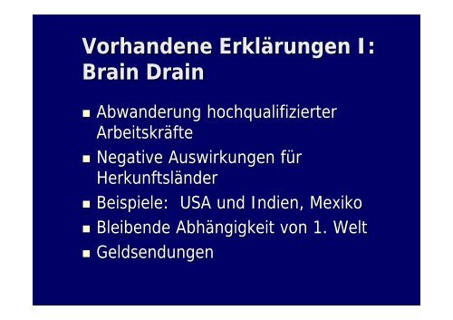 Brain Drain, Brain Exchange