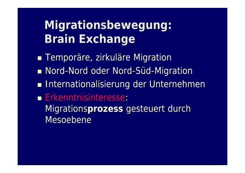 Brain Drain, Brain Exchange