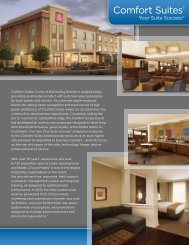 Comfort Suites® - Choice Hotels Franchise