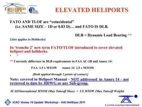 ICAO Annex 14 Volume II Heliports - Helicopter Association ...