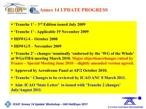 ICAO Annex 14 Volume II Heliports - Helicopter Association ...