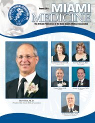 August 2011 The Official Publication of the Dade County Medical ...