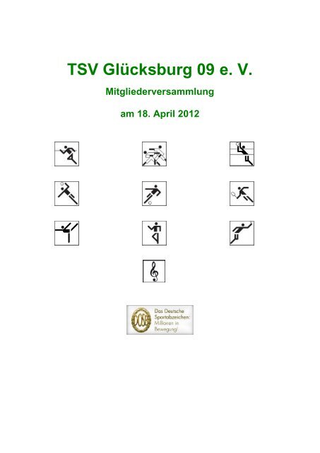2011 - TSV Gluecksburg 09 e.V.
