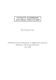 COURANT ALGEBROIDS AND DIRAC STRUCTURES David ...