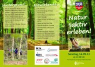 Natur aktiv erleben! - Tourist-Information Rastede