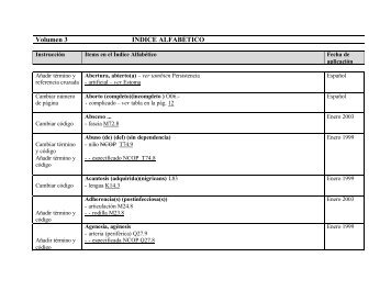 Actualizaciones CIE-10 volumen 3