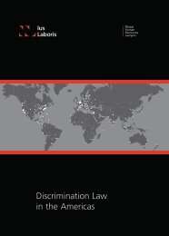 Discrimination Law in the Americas - Ius Laboris