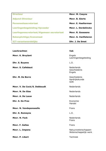 klik hier - Middenschool Geraardsbergen