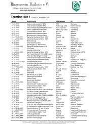 Termine 2011 - RV Thalheim