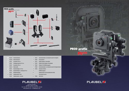 PECO profia - Plaubel