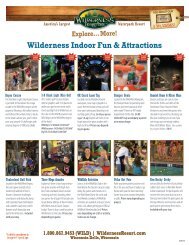 Wilderness Indoor Fun & Attractions - Wilderness Resort