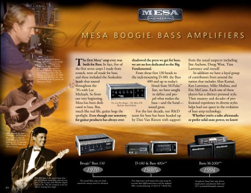 Bass Intro - Mesa Boogie