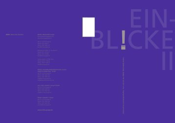 Einblicke II ( pdf, 3,4 MB) - RINKE TREUHAND