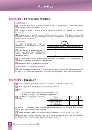 N3 : Nombres relatifs