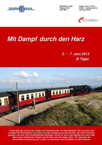 Detailprogramm (PDF 792 KB) - SERVRail