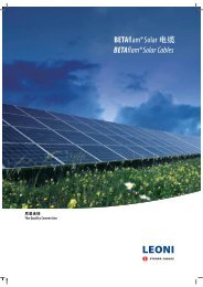 Solar Cables - chinese / english (PDF, 1.1 MB) - LEONI Business ...