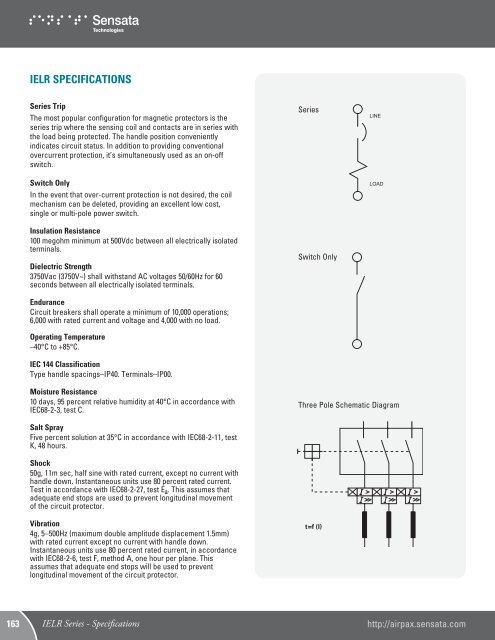 IELR Series - Airpax - Sensata