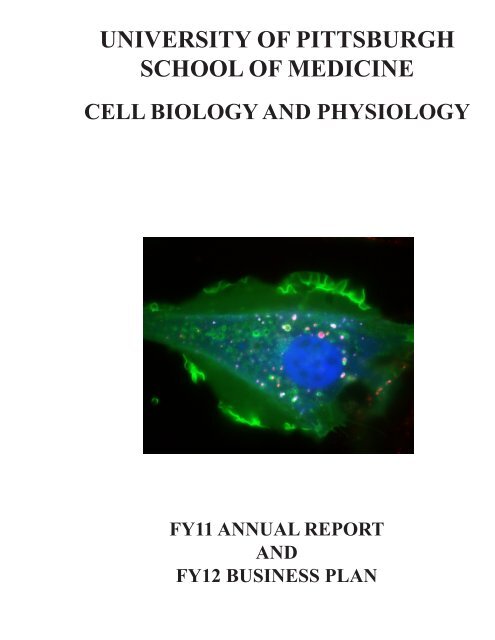 Cell Biology Annual Report 2010-11 (FY 2011) - Department of Cell ...