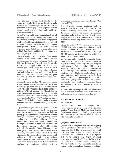 Proceedings Book / Bildiri KitabÄ± - Orman FakÃ¼ltesi - SÃ¼leyman ...