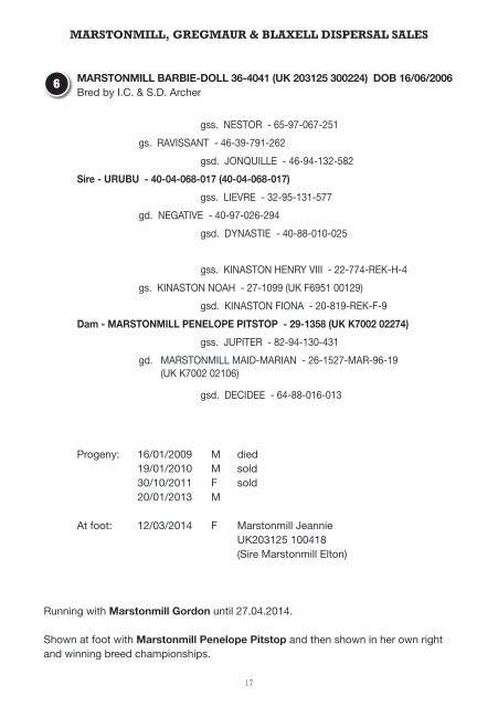 DISPERSAL-SALE