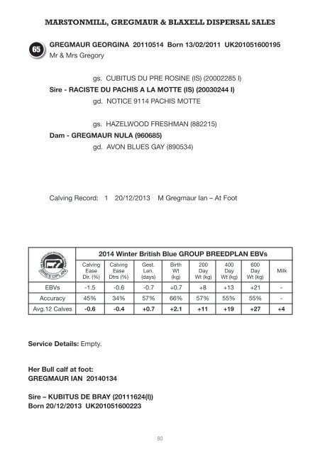 DISPERSAL-SALE