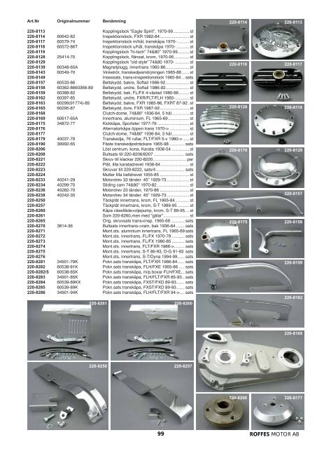 Klicka hÃ¤r fÃ¶r att ladda ner Harleykatalog 2008 (pdf ... - Roffes Motor