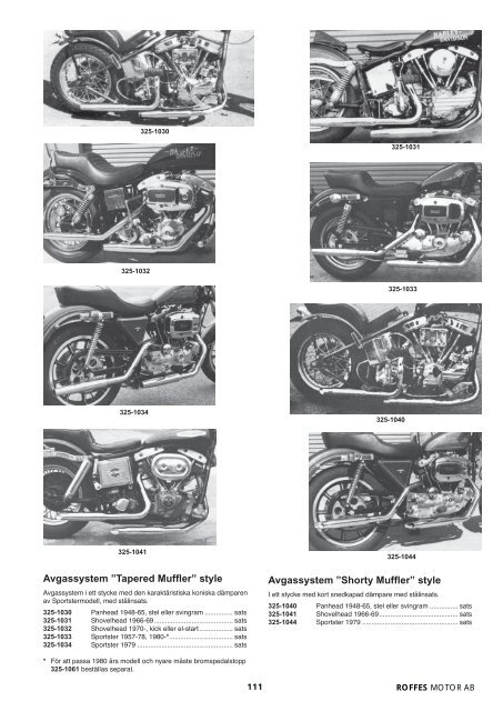 Klicka hÃ¤r fÃ¶r att ladda ner Harleykatalog 2008 (pdf ... - Roffes Motor