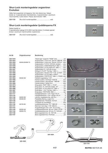 Klicka hÃ¤r fÃ¶r att ladda ner Harleykatalog 2008 (pdf ... - Roffes Motor